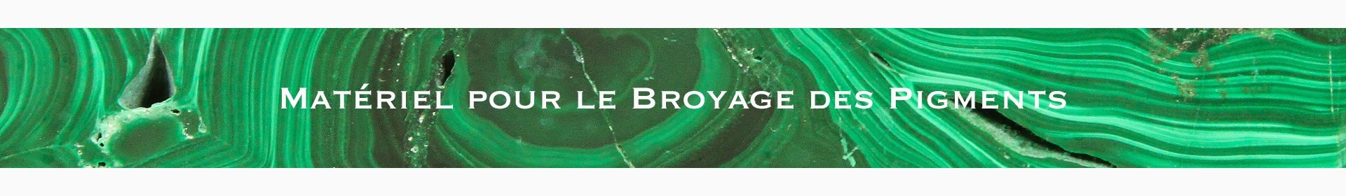 Matériel pour le broyage des pigments