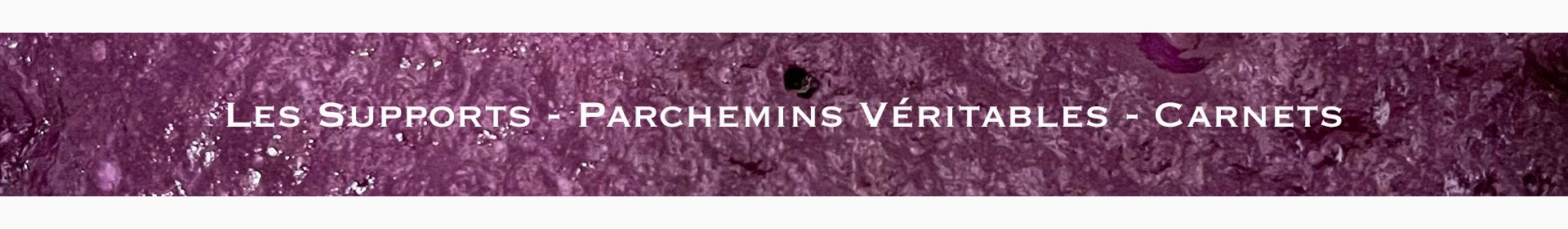 Parchemins - Papiers - Carnets